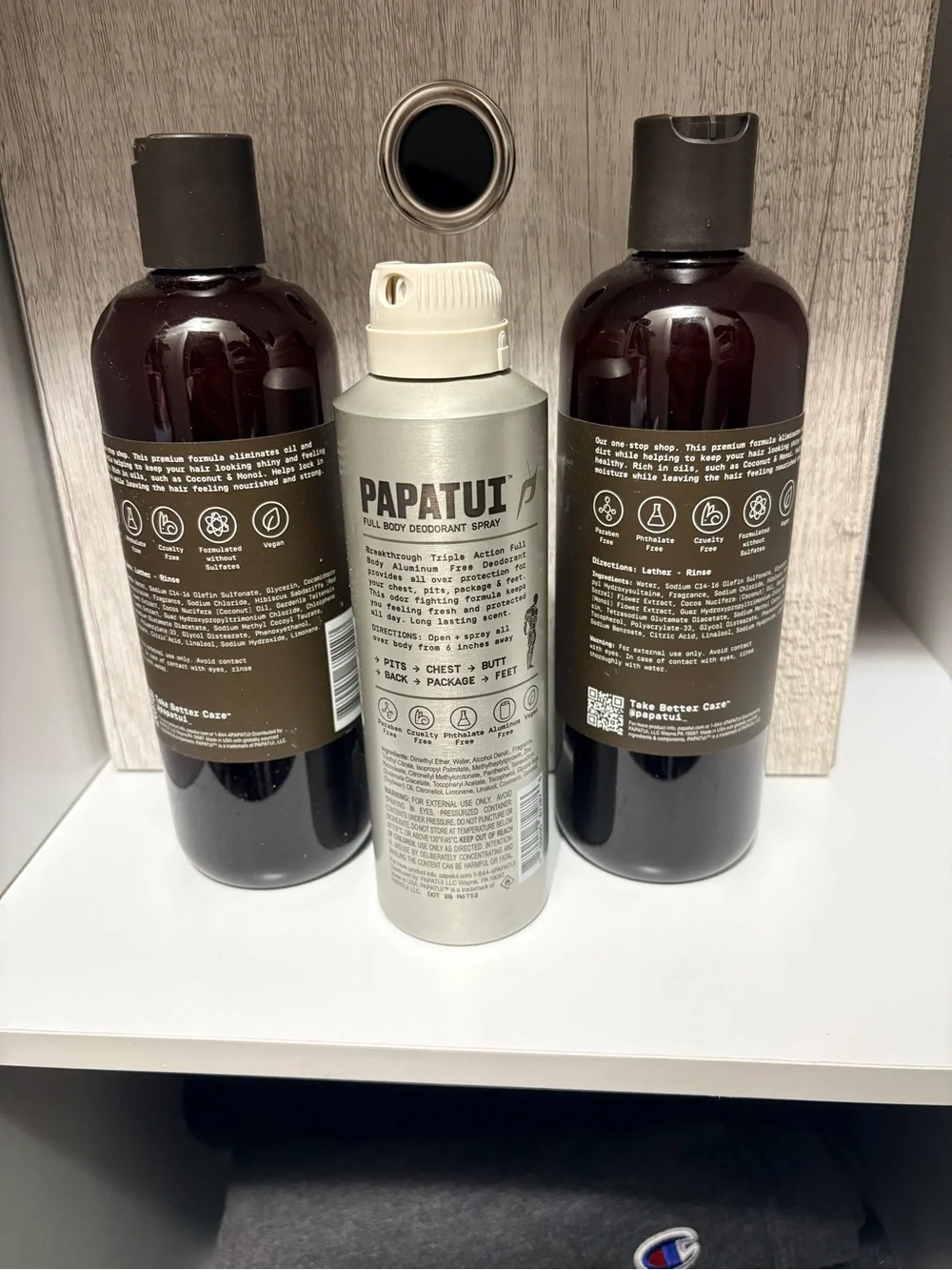 Sandalwood Suede Nourishing Shampoo + Conditioner — Brown